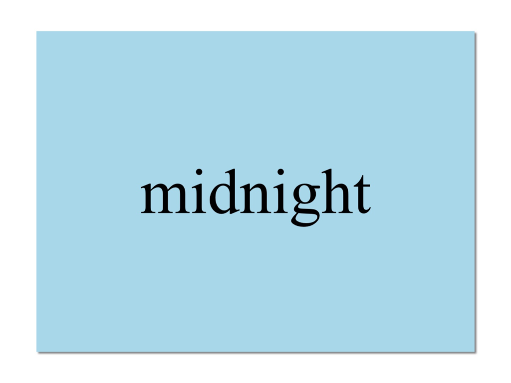 midnight: Recipes